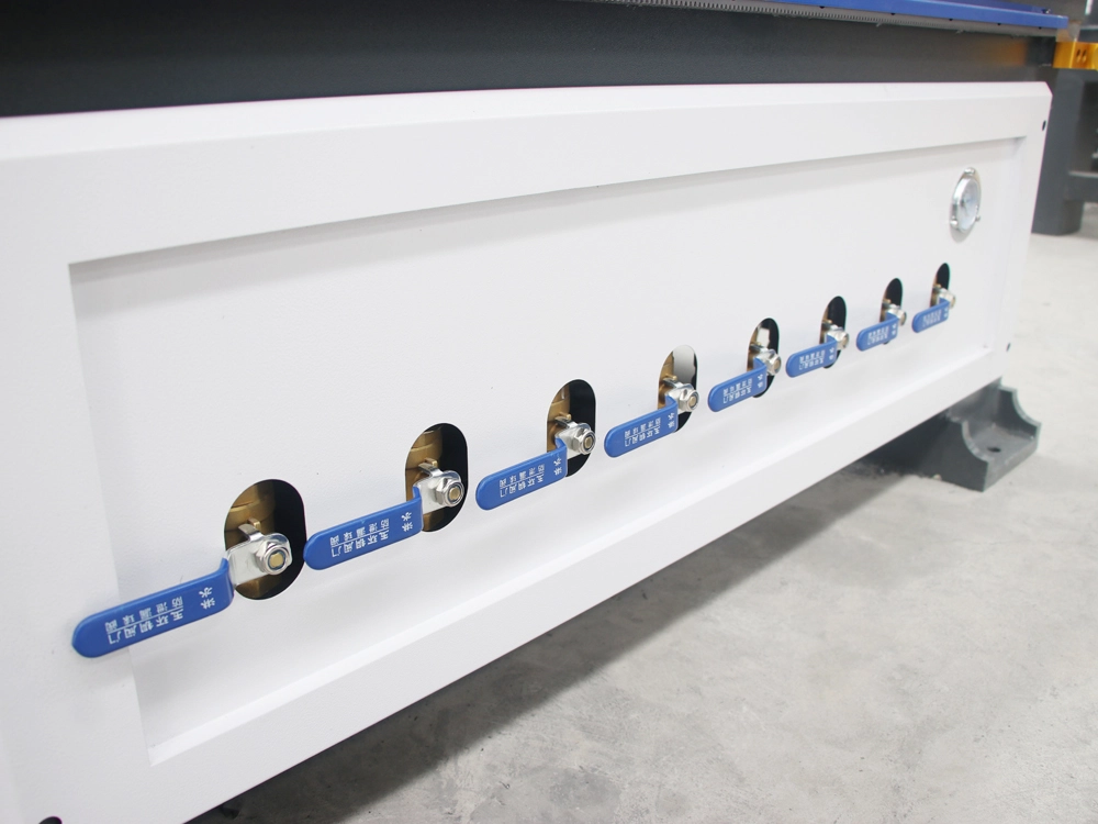 Vacuum adsorption zone control valve for 7x10ft ATC CNC router with automatic loading and unloading Vacuum adsorption zone control valve for 7x10ft ATC CNC router with automatic loading and unloading