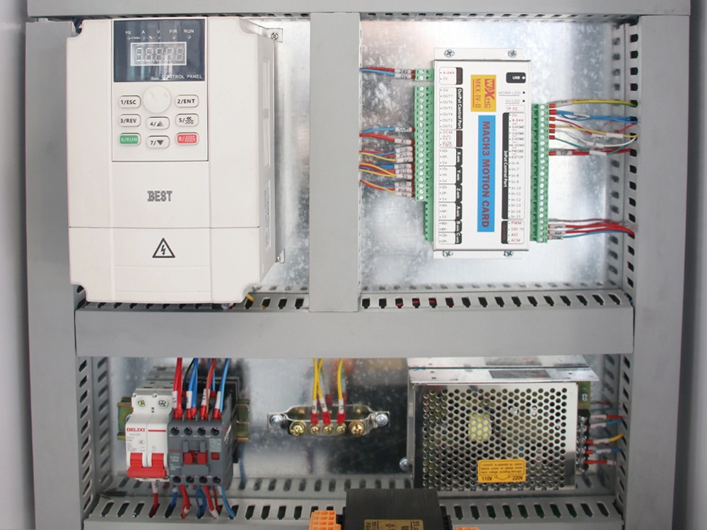 Mach3 control board for 5x10ft CNC router with vacuum adsorption workbench Mach3 control board for 5x10ft CNC router with vacuum adsorption workbench