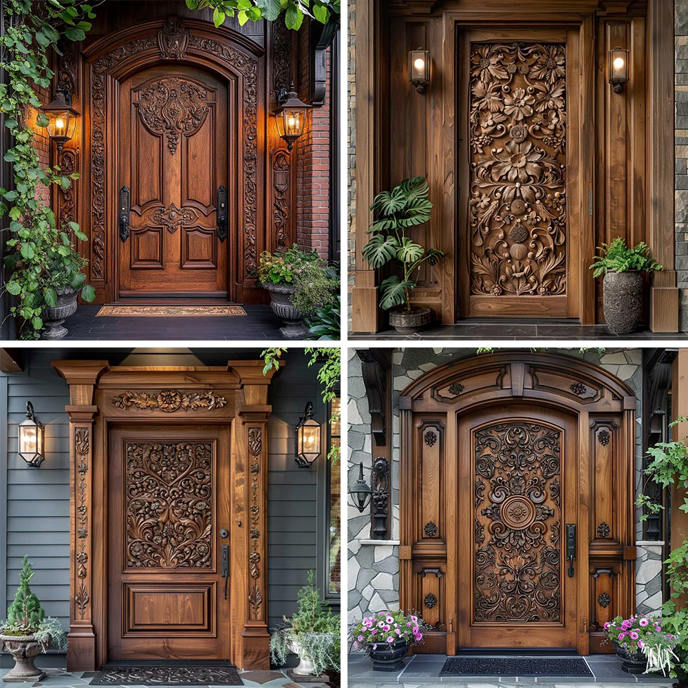 The CNC 5x10ft router with water-cooled spindle can process all kinds of wooden doors The CNC 5x10ft router with water-cooled spindle can process all kinds of wooden doors