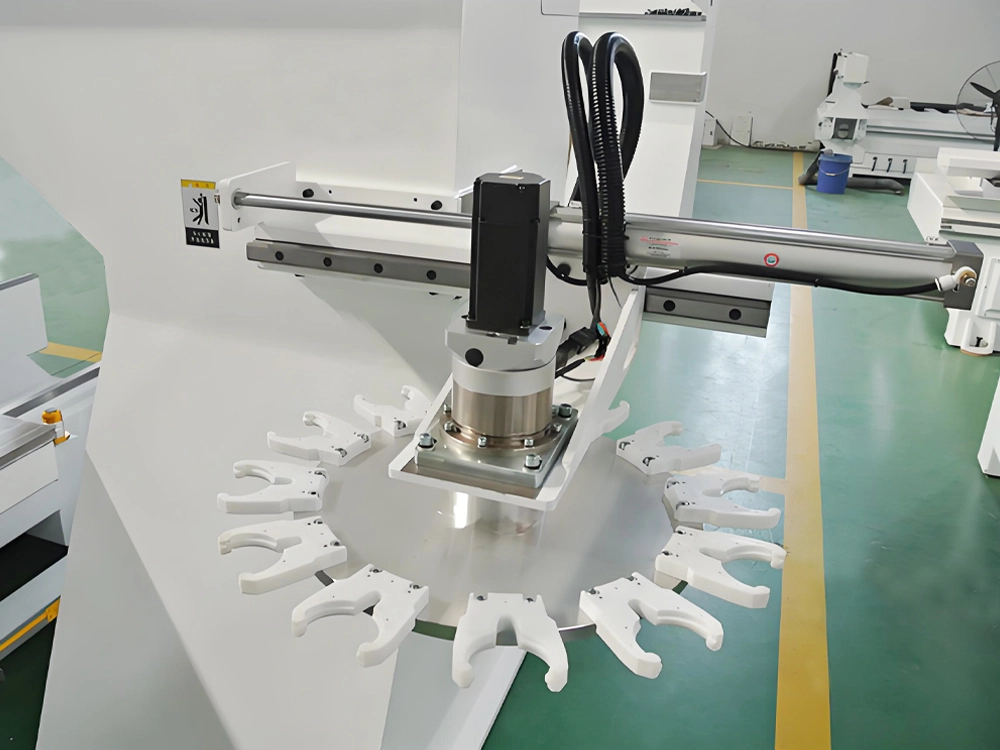 Optional HSK 63F/ISO 30 carousel tool magazine Optional HSK 63F/ISO 30 carousel tool magazine