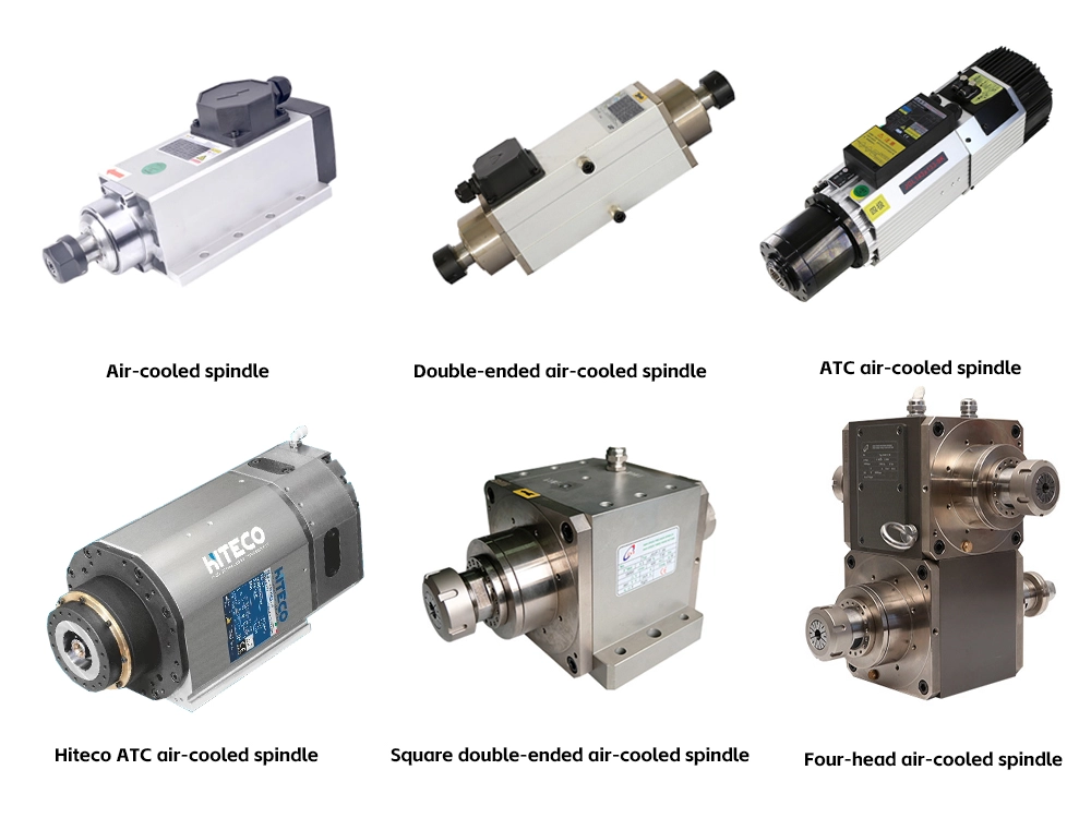 A variety of spindles are available A variety of spindles are available