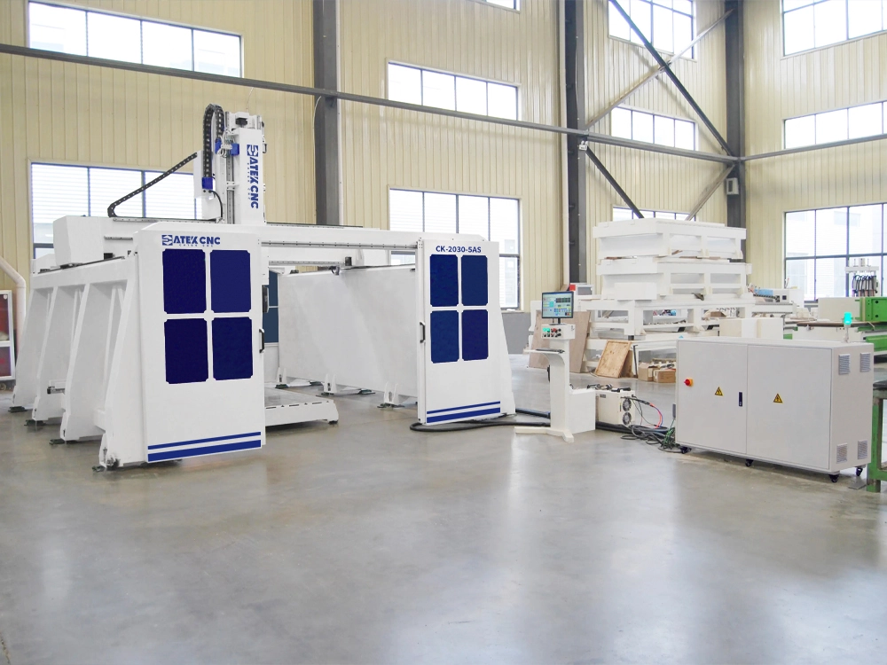 Bridge-type five-axis CNC large 3D model making machine Bridge-type five-axis CNC large 3D model making machine