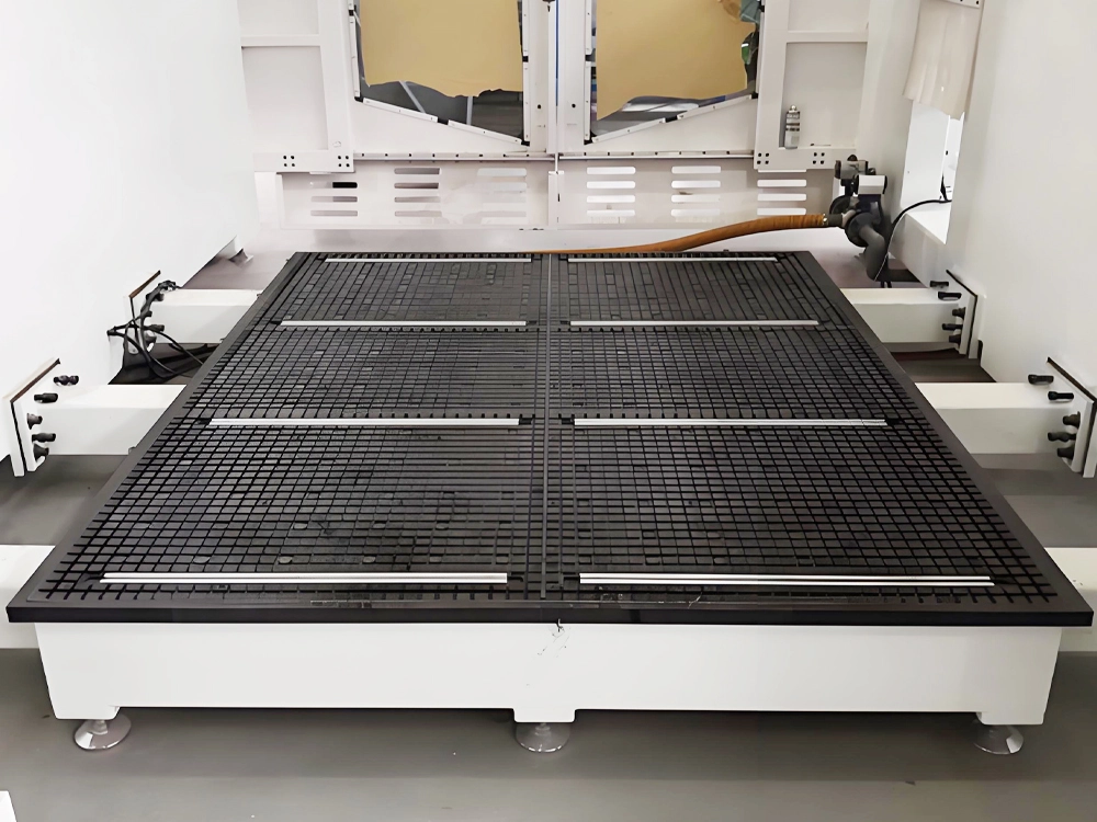 Vacuum adsorption + T-slot table top Vacuum adsorption + T-slot table top