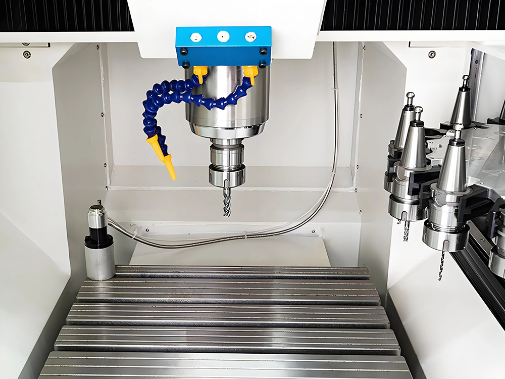 Automatic tool change spindle and cooling system Automatic tool change spindle and cooling system