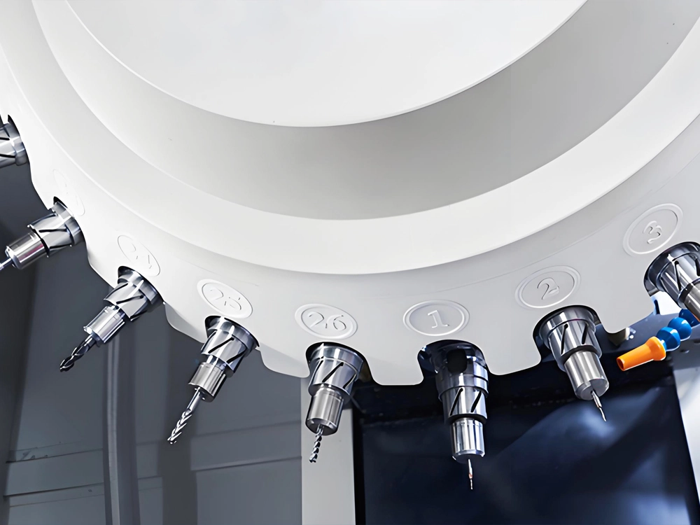 Clamp-arm servo tool magazine of multifunctional drilling and milling metal processing centers Clamp-arm servo tool magazine of multifunctional drilling and milling metal processing centers