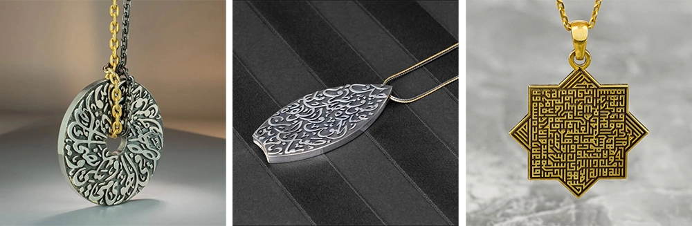 This fiber laser marking machine can engrave pendant patterns on silver and stainless steel This fiber laser marking machine can engrave pendant patterns on silver and stainless steel
