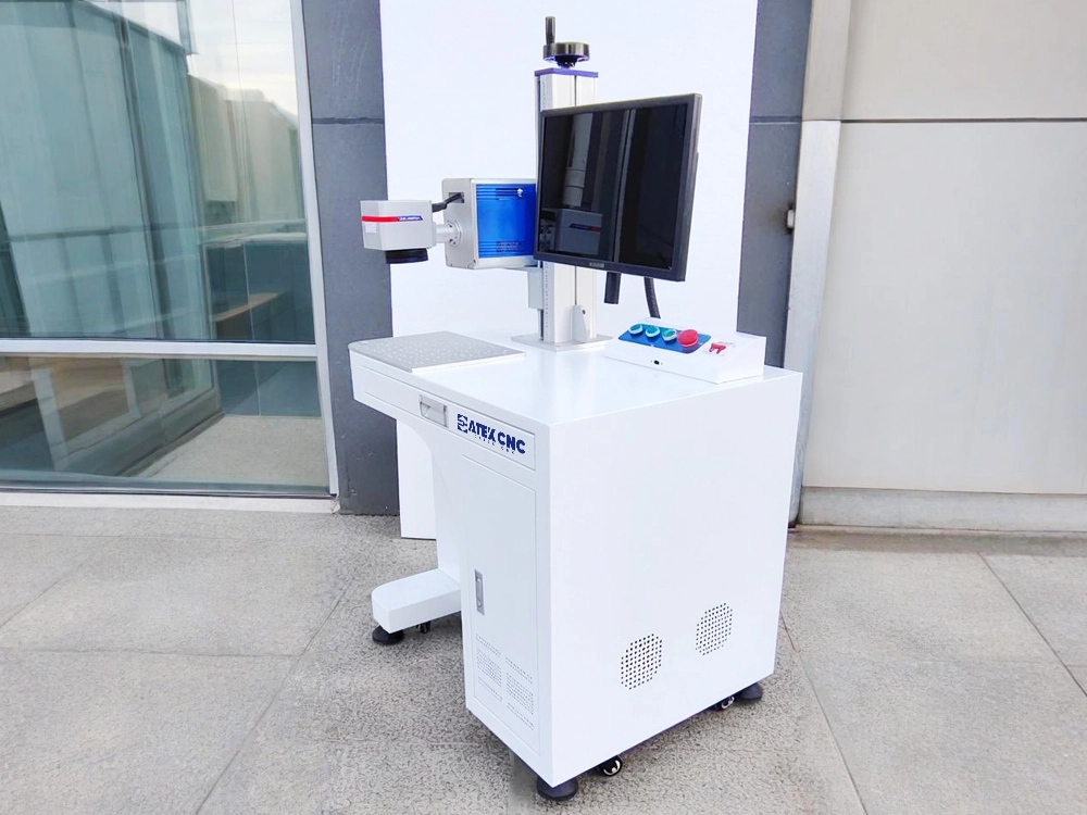 Front right view of cabinet-type RF CO2 laser engraving machine Front right view of cabinet-type RF CO2 laser engraving machine