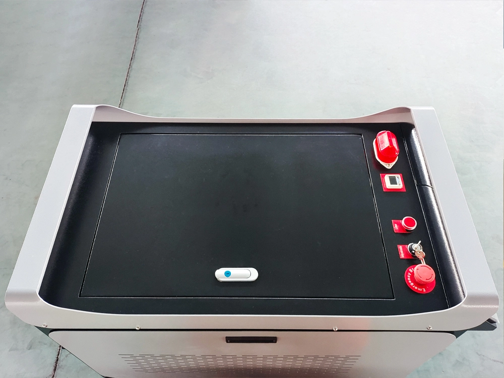 The quick-access button panel on the top