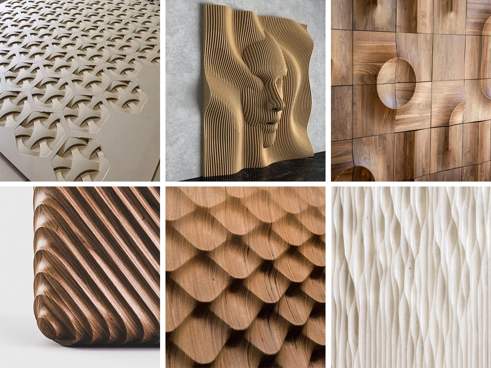 Wave board, decorative board, etc.