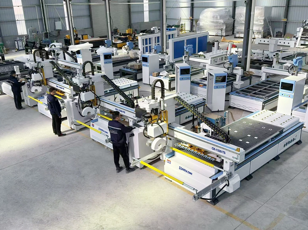 ATC CNC router production workshop debugging ATC CNC router production workshop debugging