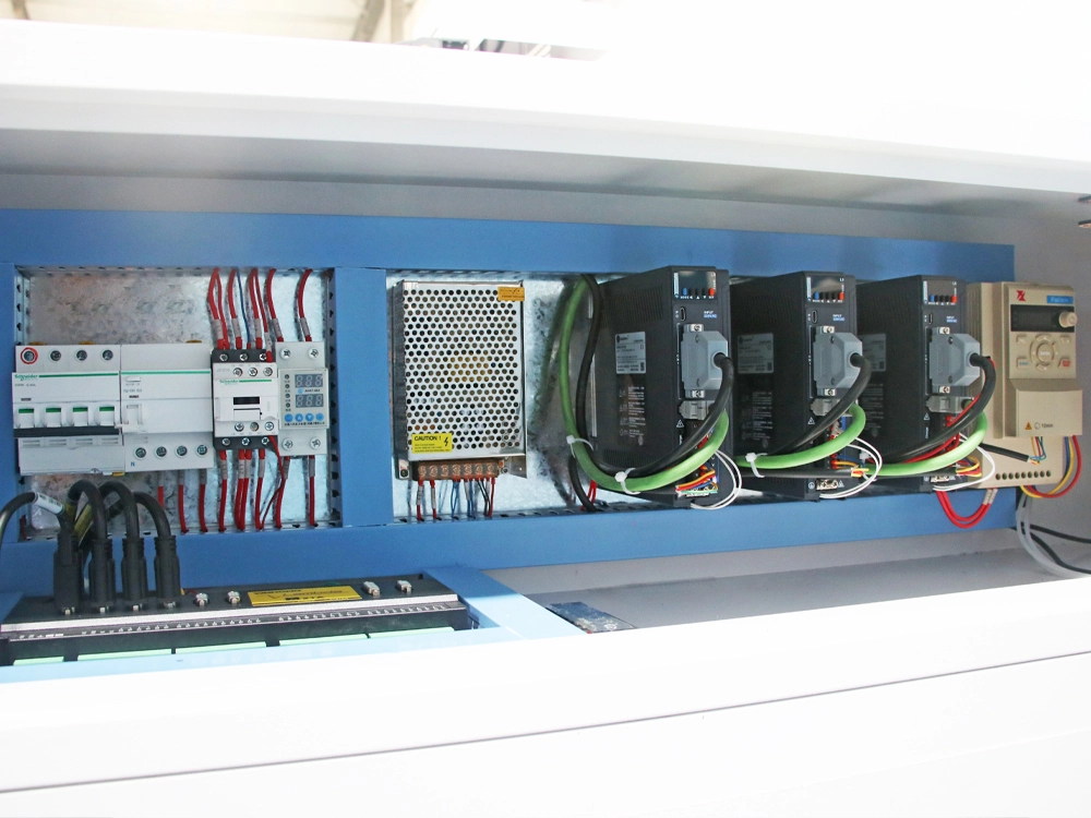 Electrical components of CNC metal milling machines