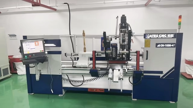 The Indian customer purchased a ATC CNC wood lathe