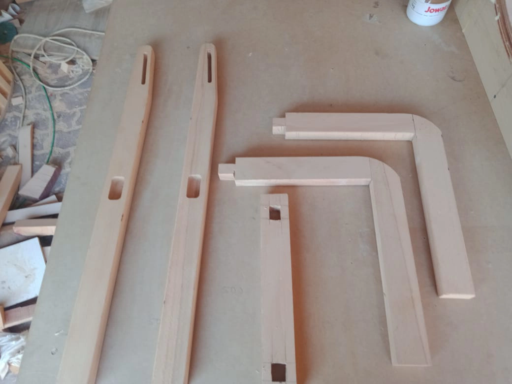 The Bhutanese customer used the 7-in-1 CNC wood lathe to process chair legs