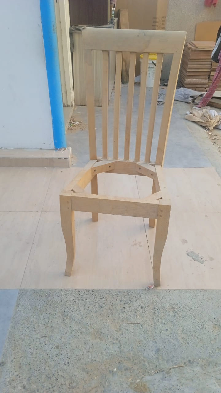 The Bhutanese customer used the 7-in-1 CNC wood lathe to process chair legs