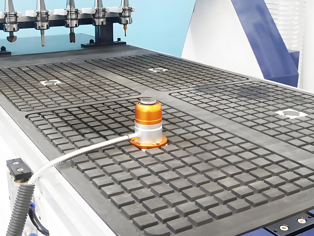 Vacuum adsorption + T-slot table Vacuum adsorption + T-slot table