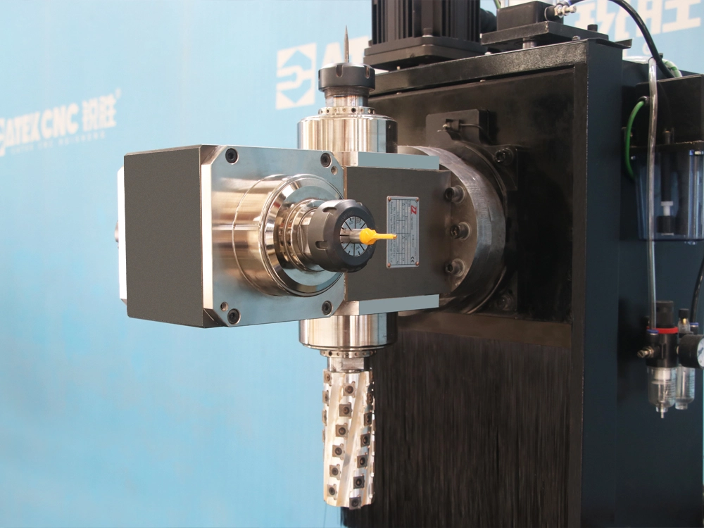 Four-head electric spindle for 5-axis CNC machining center Four-head electric spindle for 5-axis CNC machining center