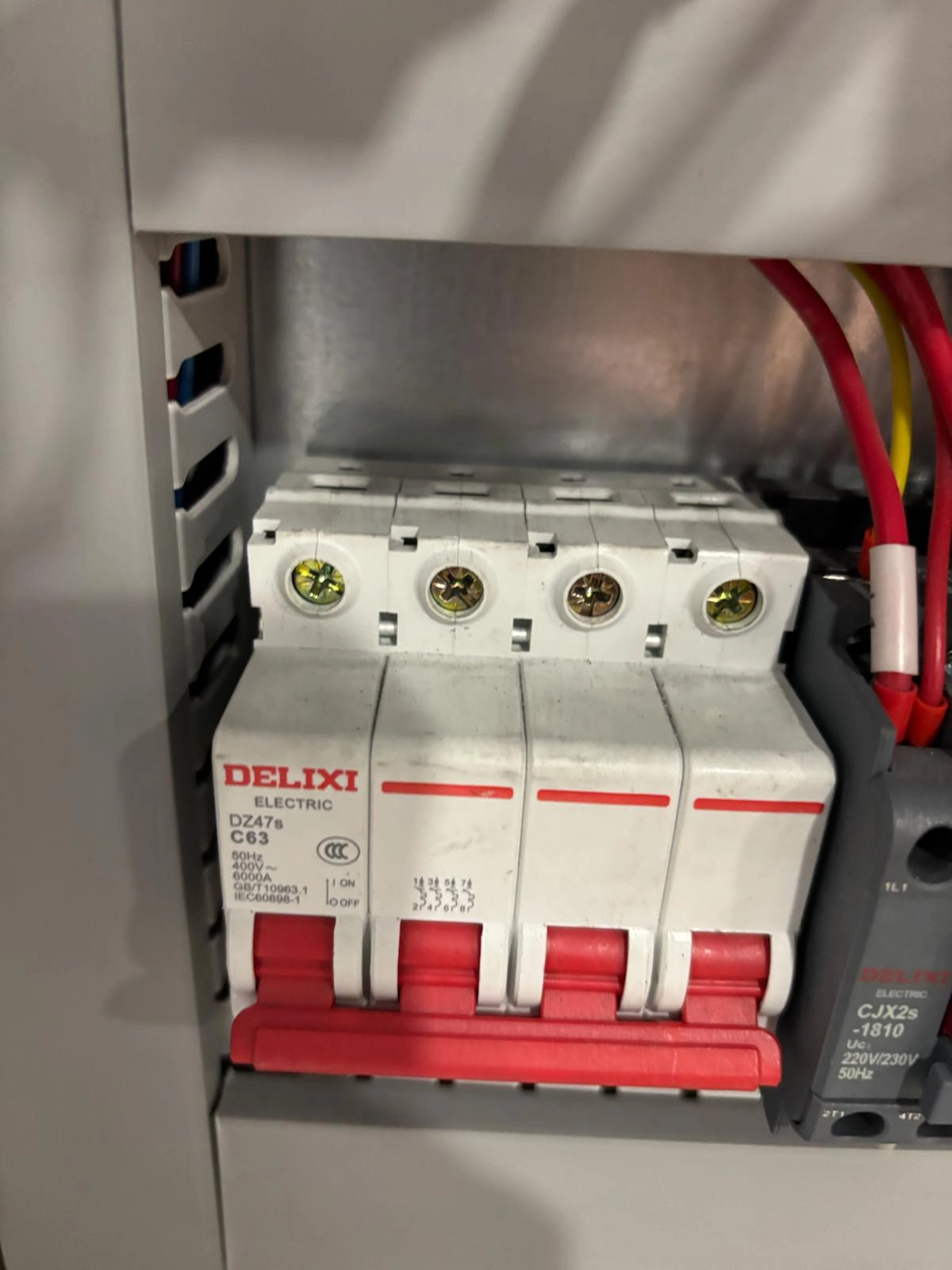 The US customer inspecting the received CNC wood lathe