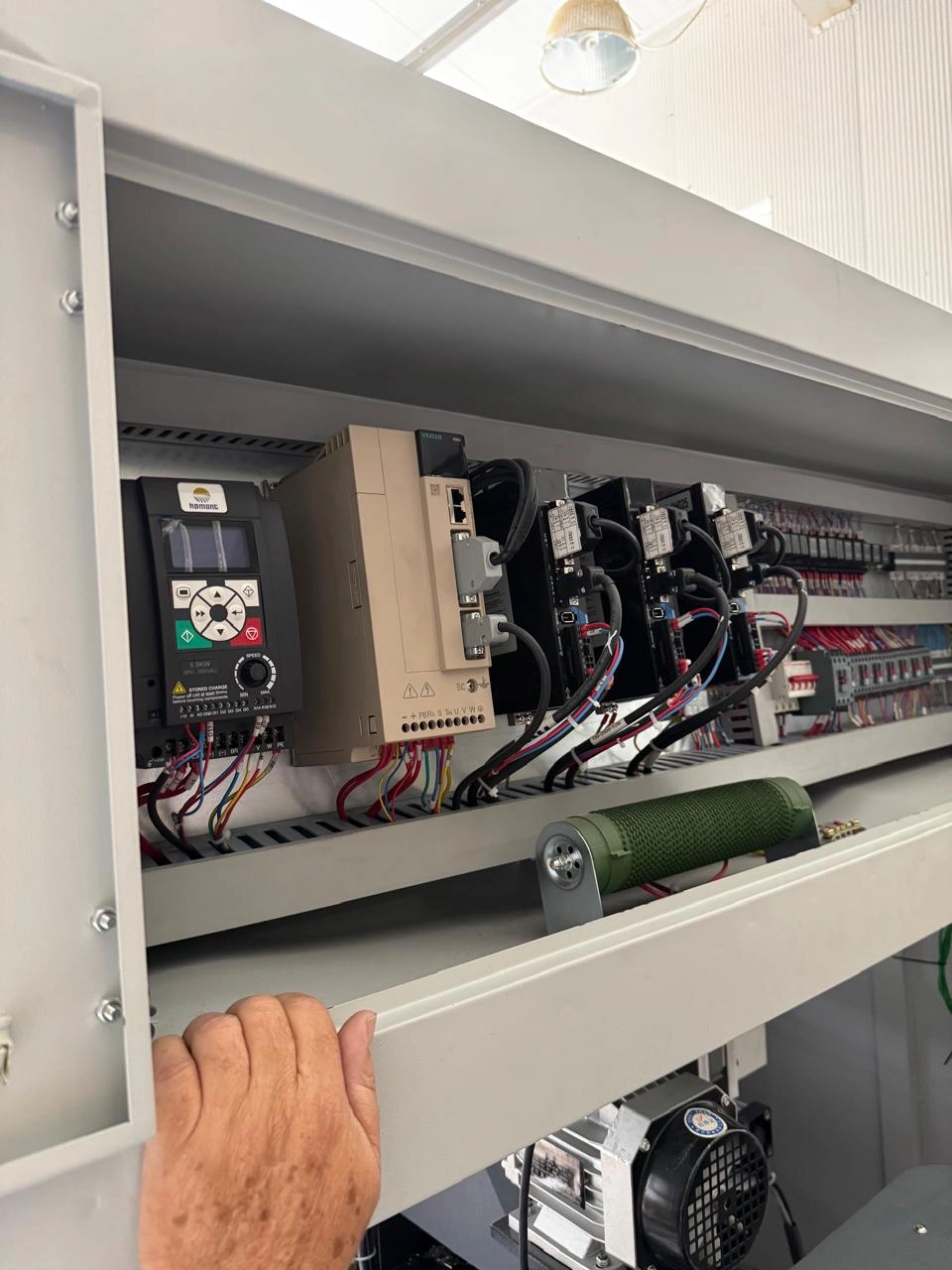 The Greek customers received an 8-in-1 CNC woodworking lathe