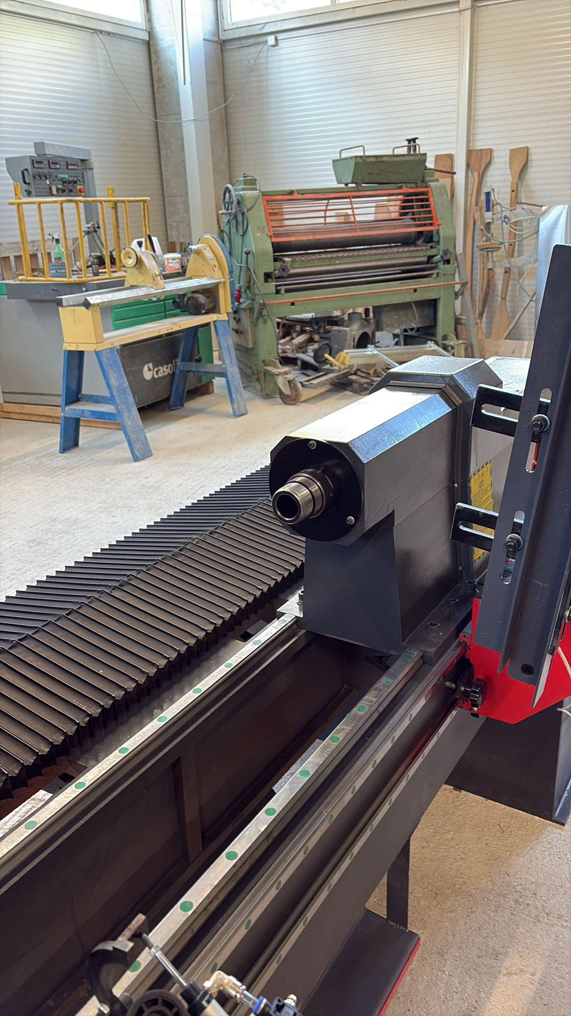 The 7-in-1CNC wood lathe purchased by a customer from Bosnia and Herzegovina