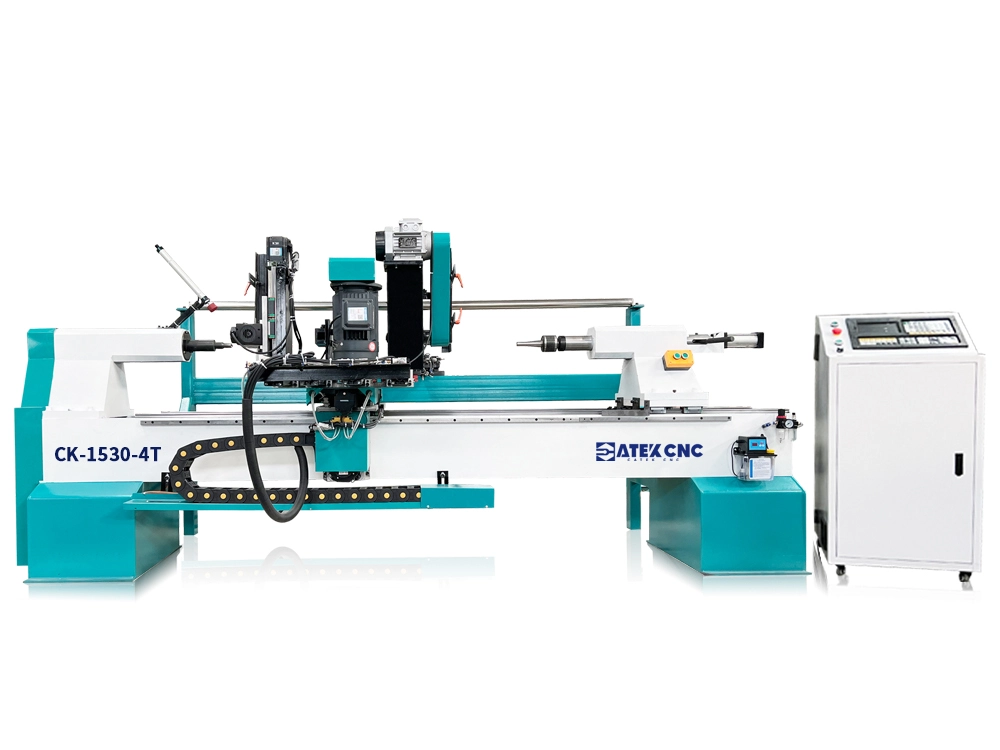 The Most Popular 4-in-1 Turning, Milling and Carving CNC Wood Lathe The Most Popular 4-in-1 Turning, Milling and Carving CNC Wood Lathe