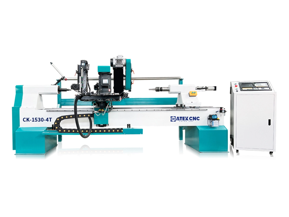 The Most Popular 4-in-1 Turning, Milling and Carving CNC Wood Lathe The Most Popular 4-in-1 Turning, Milling and Carving CNC Wood Lathe