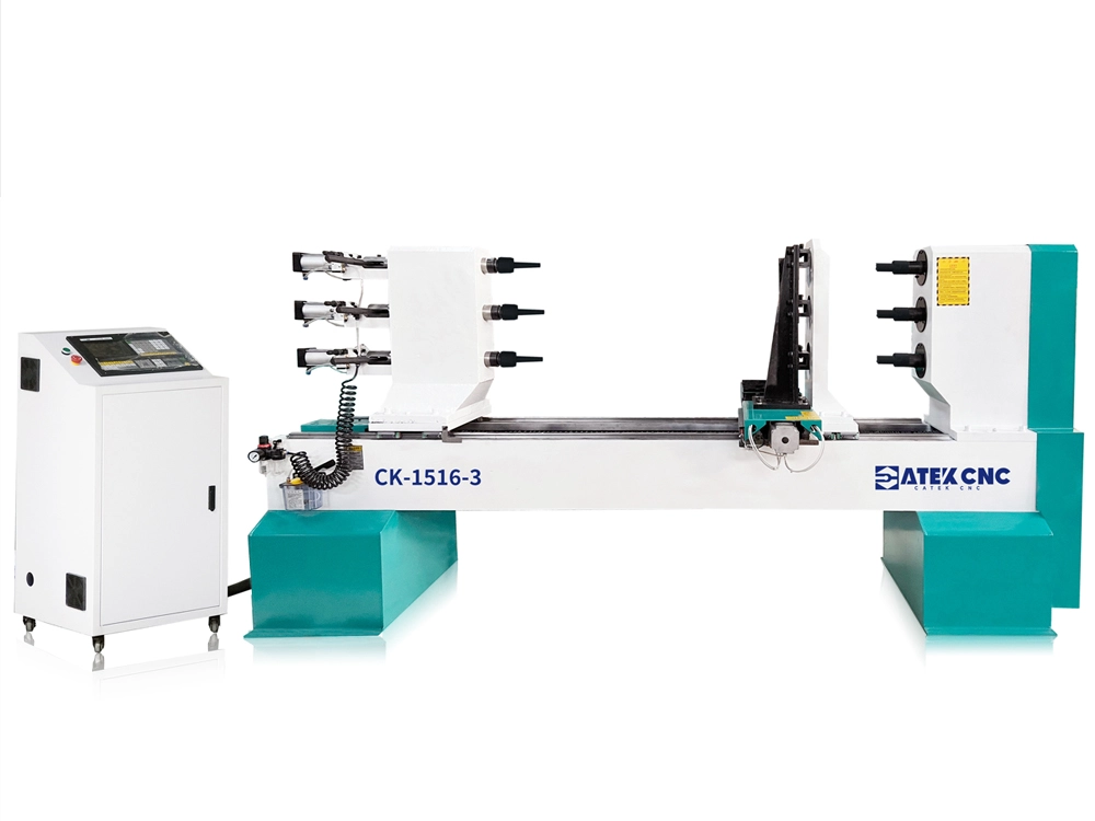 3-Station Baseball Bat Making Machine for Factory Batch Production 3-Station Baseball Bat Making Machine for Factory Batch Production