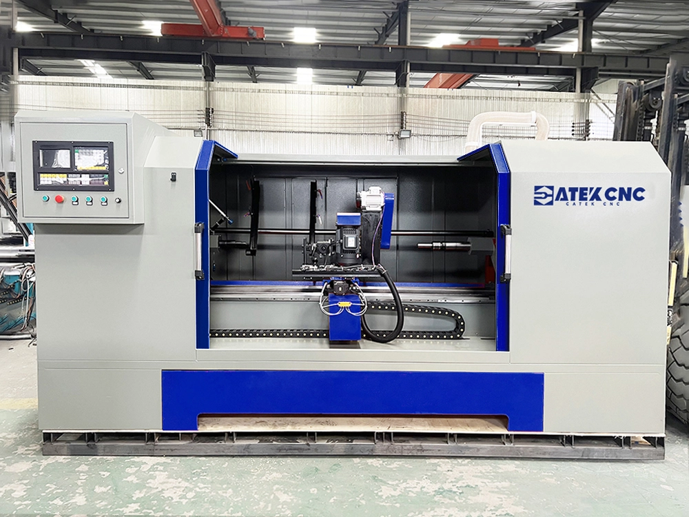 Fully Automatic 4-in-1 CNC Wood Turning Machine with Safety Enclosure Fully Automatic 4-in-1 CNC Wood Turning Machine with Safety Enclosure