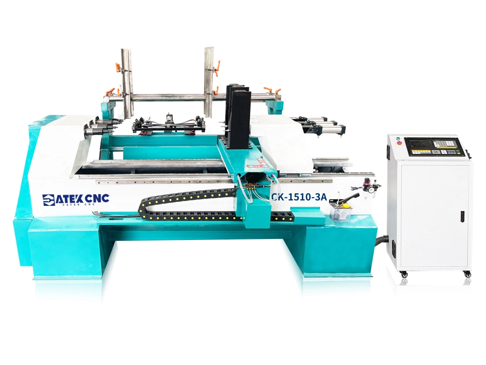 Automatic Loading and Unloading 3-Station Pool Cue Milling Lathe Automatic Loading and Unloading 3-Station Pool Cue Milling Lathe