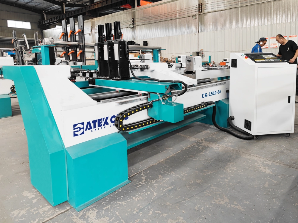Automatic Loading and Unloading 3-Station Pool Cue Milling Lathe Automatic Loading and Unloading 3-Station Pool Cue Milling Lathe