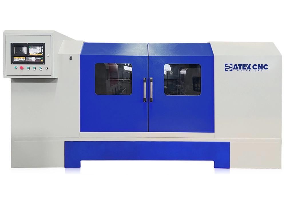 Fully Automatic 4-in-1 CNC Wood Turning Machine with Safety Enclosure Fully Automatic 4-in-1 CNC Wood Turning Machine with Safety Enclosure