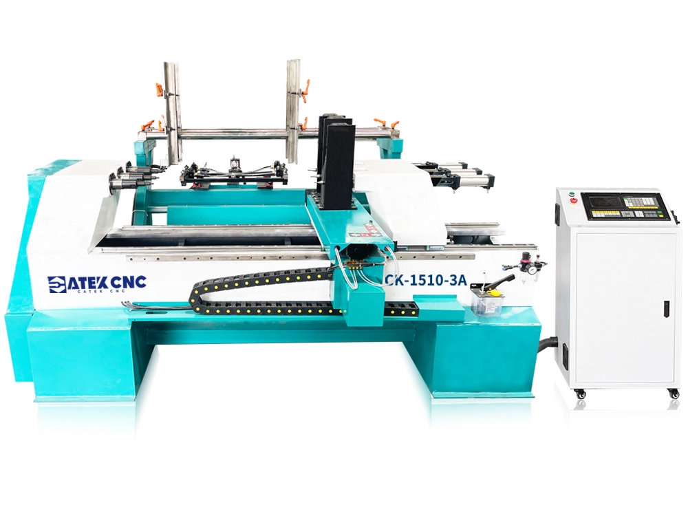 Automatic Loading and Unloading 3-Station Pool Cue Milling Lathe Automatic Loading and Unloading 3-Station Pool Cue Milling Lathe