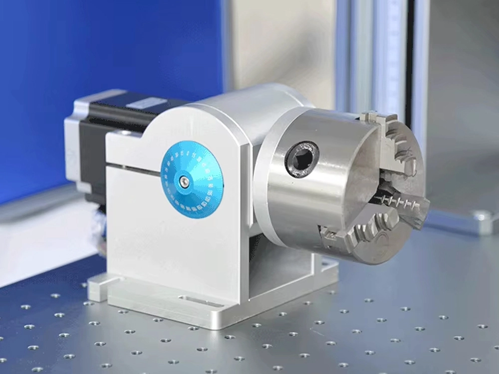 Desktop Fiber Laser Marker with 3D Rotary Device Desktop Fiber Laser Marker with 3D Rotary Device