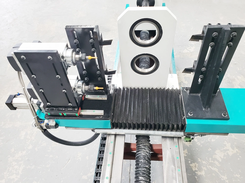 2-Station CNC Woodworking Lathe with Turning and Carving 2-Station CNC Woodworking Lathe with Turning and Carving