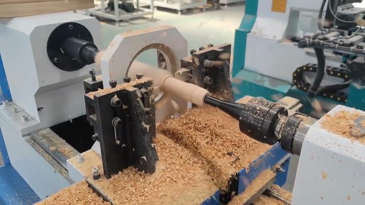 Cheap Basic Double-Knife CNC Lathe for Wood Turning Cheap Basic Double-Knife CNC Lathe for Wood Turning
