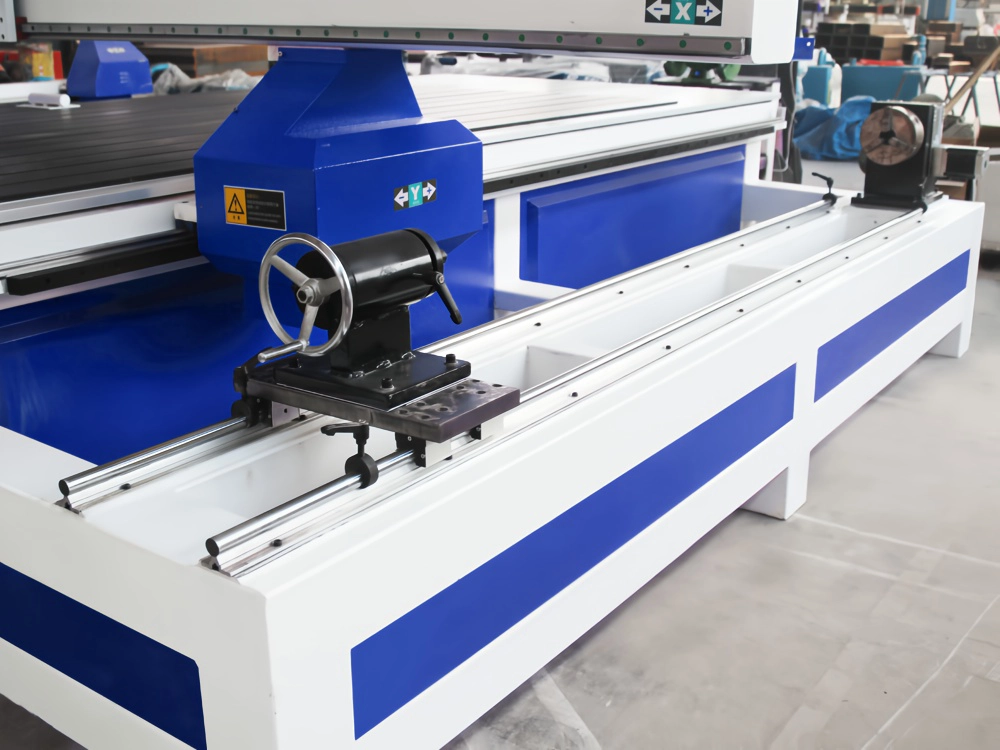 4x8 CNC Router with Rotary 4th Axis 4x8 CNC Router with Rotary 4th Axis
