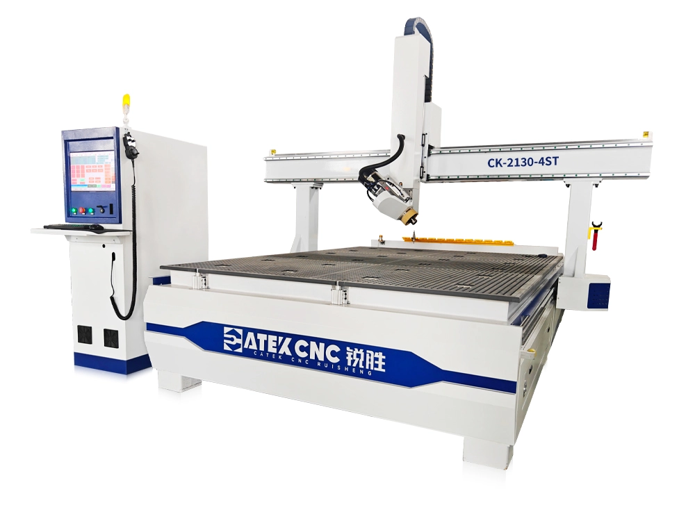 7x10ft Four-Axis Linear ATC CNC Router with Tiltable Spindle 7x10ft Four-Axis Linear ATC CNC Router with Tiltable Spindle