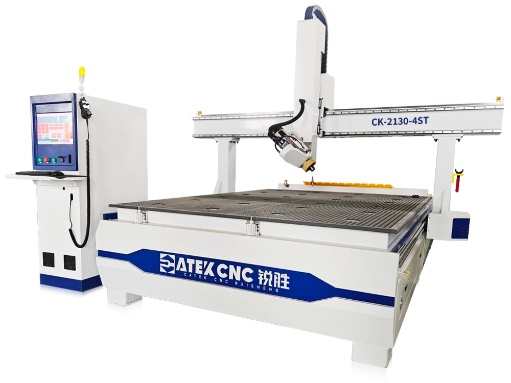 7x10ft Four-Axis Linear ATC CNC Router with Tiltable Spindle 7x10ft Four-Axis Linear ATC CNC Router with Tiltable Spindle
