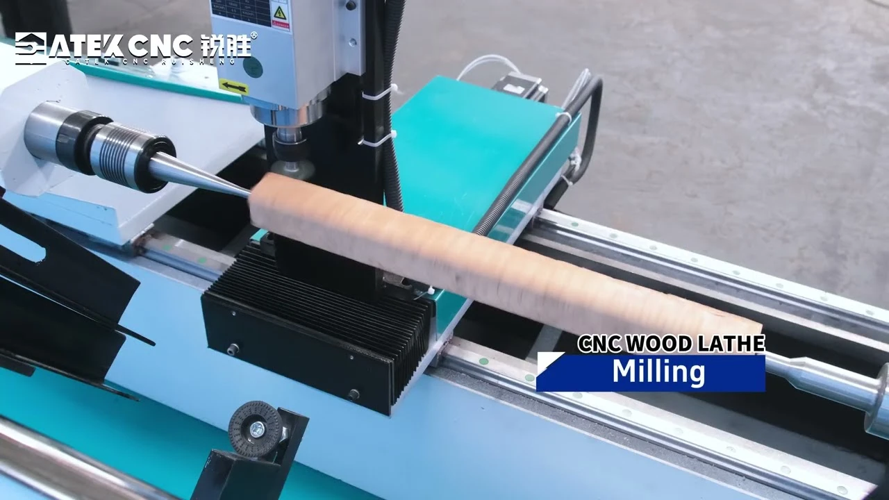 Special Lathe for Milling Pool Cues with Automatic Loading and Unloading Special Lathe for Milling Pool Cues with Automatic Loading and Unloading