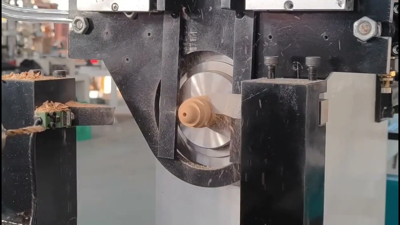 The 0615 Mini CNC Wood Lathe for Machining Drawer Handles