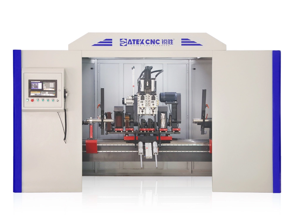Fully Automatic 9-in-1 CNC Wood Lathe With Safety Enclosure Fully Automatic 9-in-1 CNC Wood Lathe With Safety Enclosure