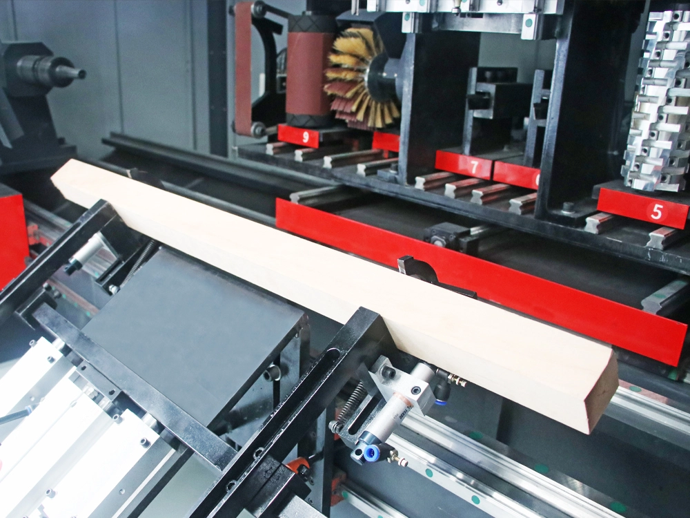 Fully Automatic 9-in-1 CNC Wood Lathe With Safety Enclosure Fully Automatic 9-in-1 CNC Wood Lathe With Safety Enclosure
