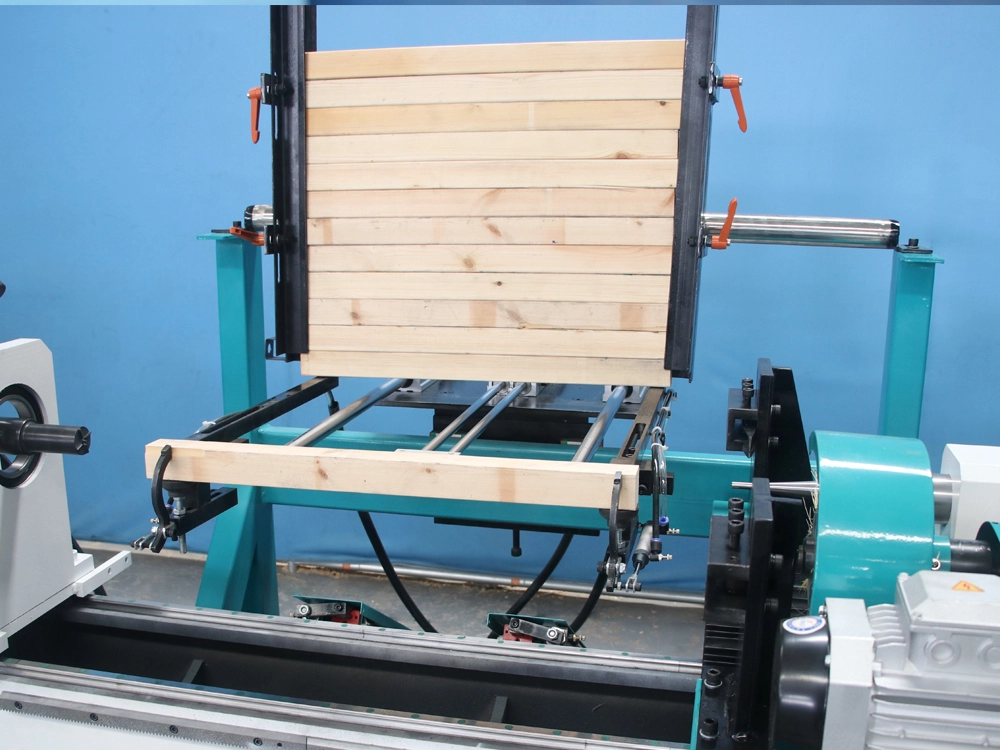 Compact Dual-Tool CNC Wood Lathe with Automatic Feeding Compact Dual-Tool CNC Wood Lathe with Automatic Feeding