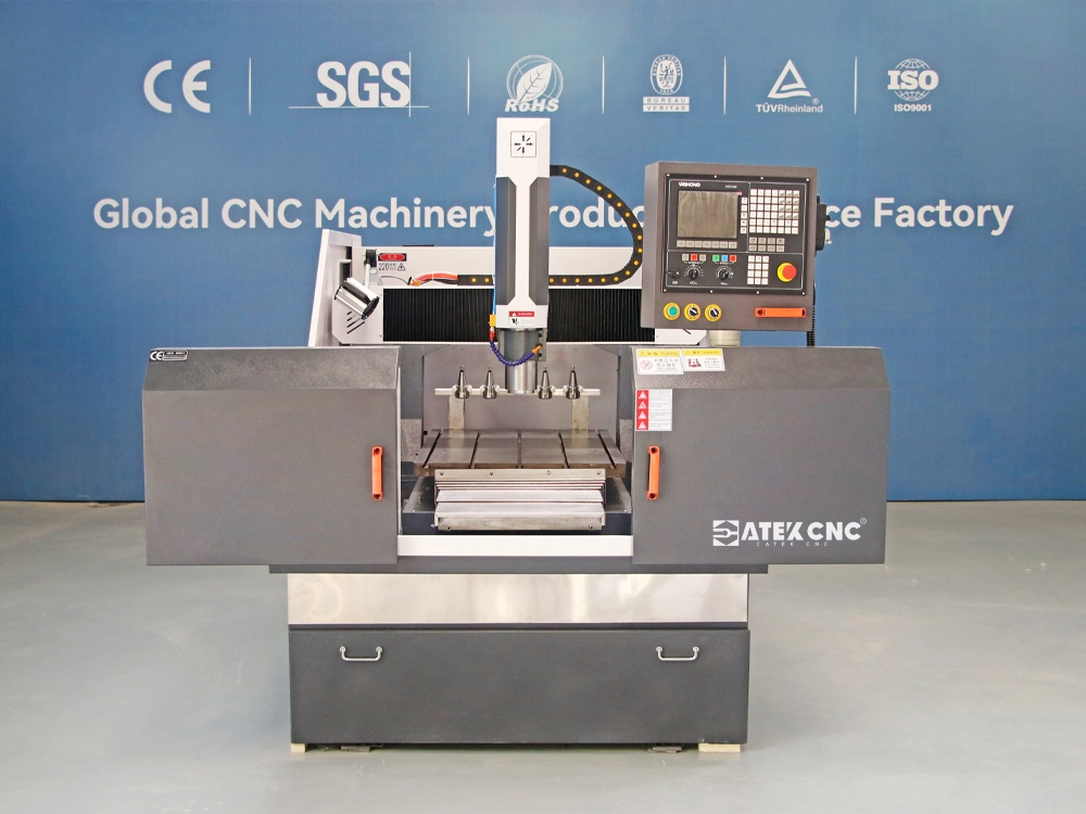 Affordable Semi-Enclosed Linear ATC CNC Metal Milling Machine Affordable Semi-Enclosed Linear ATC CNC Metal Milling Machine