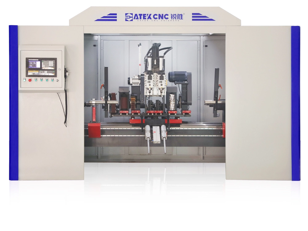 Fully Automatic 9-in-1 CNC Wood Lathe With Safety Enclosure Fully Automatic 9-in-1 CNC Wood Lathe With Safety Enclosure