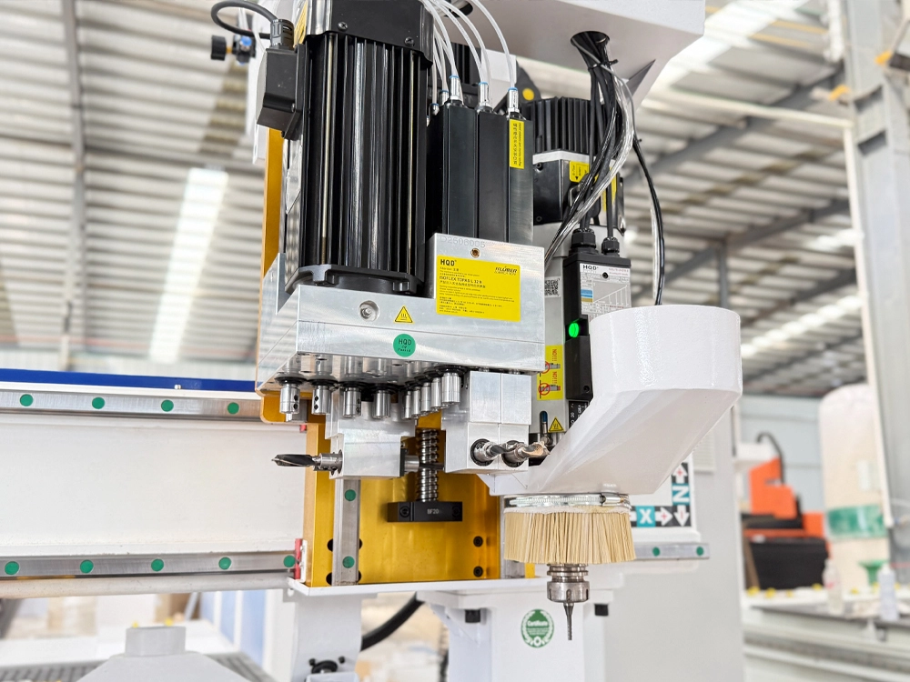 7×10ft Linear ATC CNC Router with 9+8 Drilling Unit 7×10ft Linear ATC CNC Router with 9+8 Drilling Unit