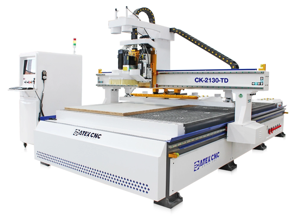 7×10ft Linear ATC CNC Router with 9+8 Drilling Unit 7×10ft Linear ATC CNC Router with 9+8 Drilling Unit