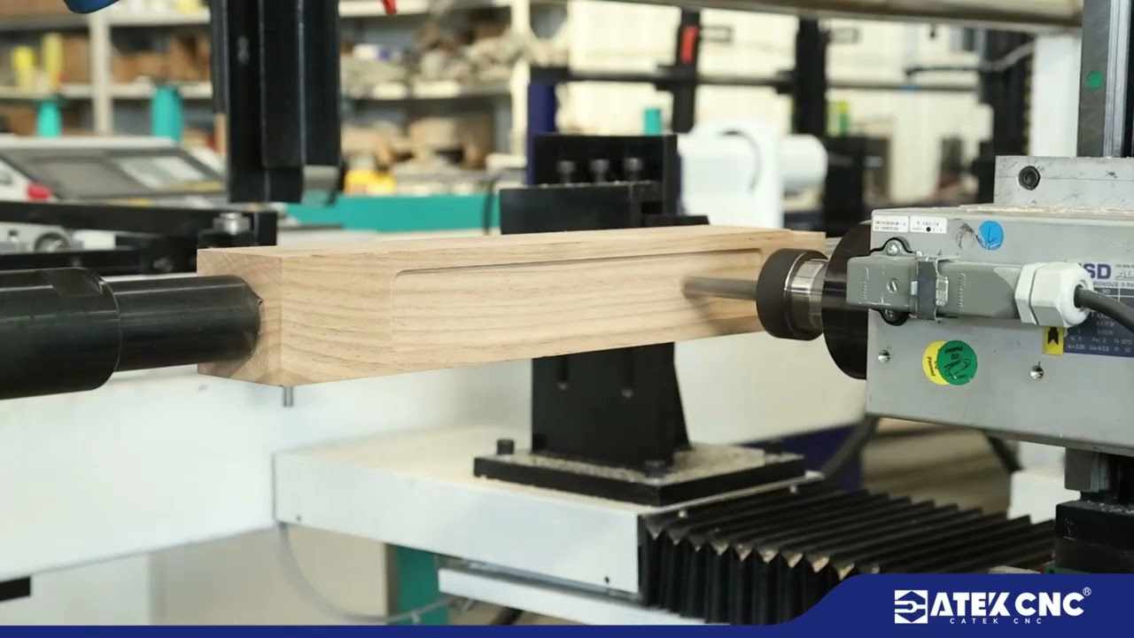 Machining Stair Railings Using a CNC Wood Lathe